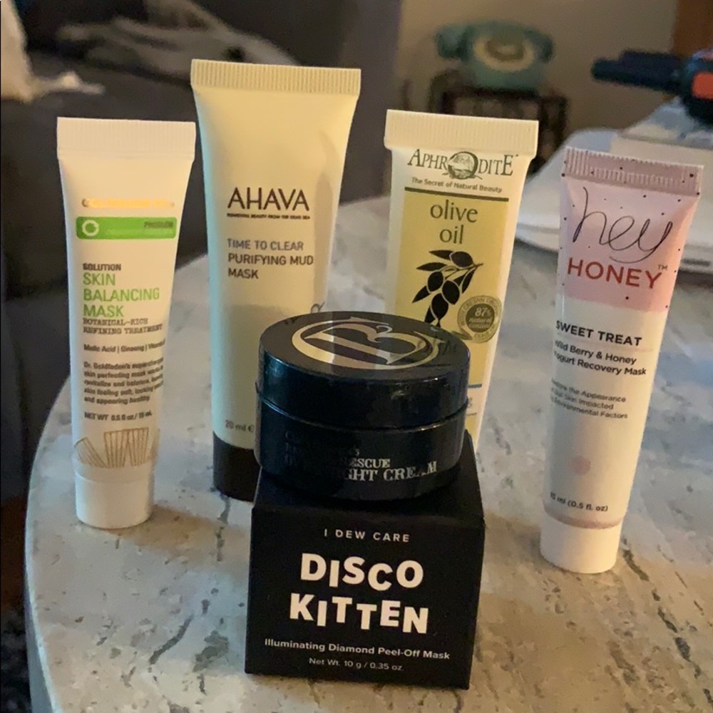 Face masks and cream